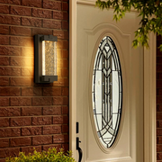 Outdoor Wall Lights Sconce With K9 Crustal Bubble Exterior LED Wall Mounted Light