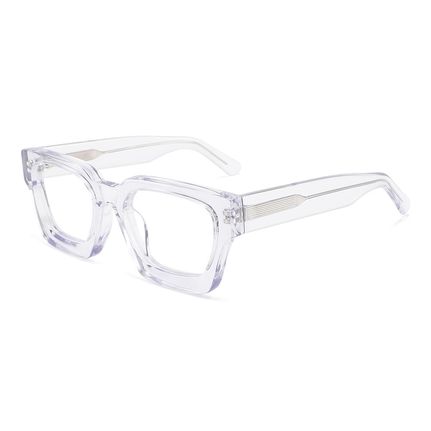 Transparent Plate Frame Anti-Blue Glasses