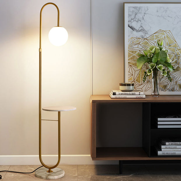 Hyde Floor Lamp With Side Table