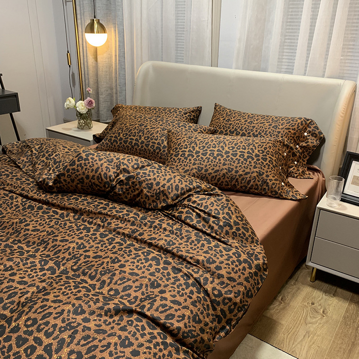 Leo Print Duvet Cover Set (Egyptian Cotton)