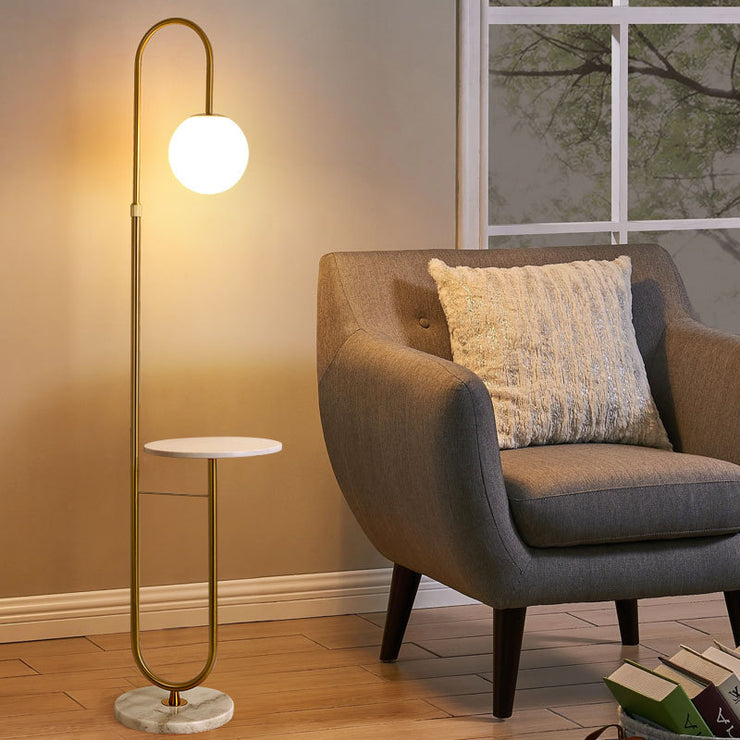 Hyde Floor Lamp With Side Table