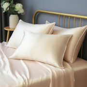 Cornsilk Soft Silk Pillowcase