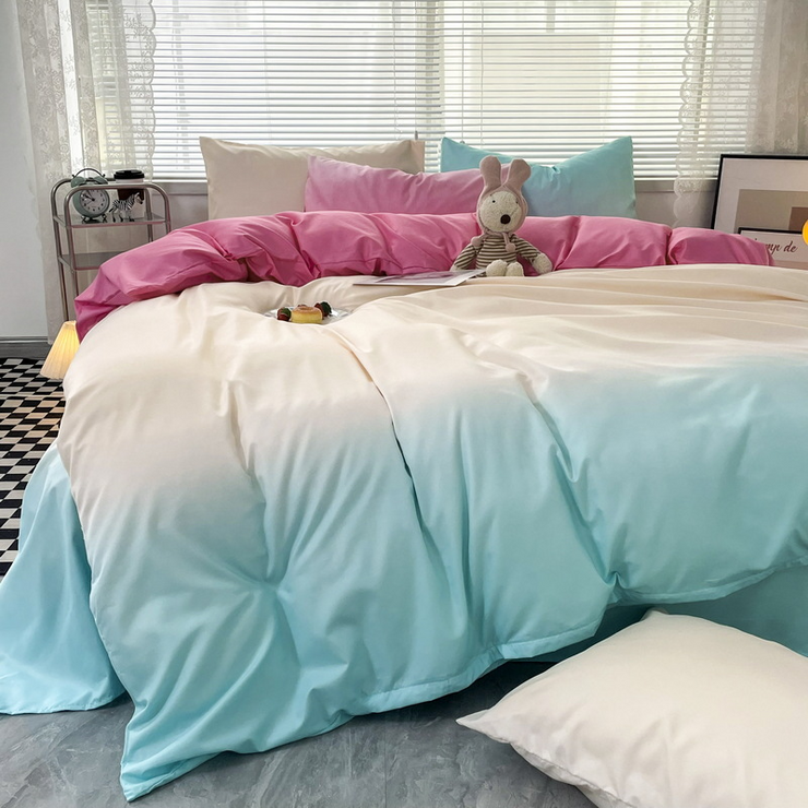 Cotton Candy Pastel Gradients Bedding Set