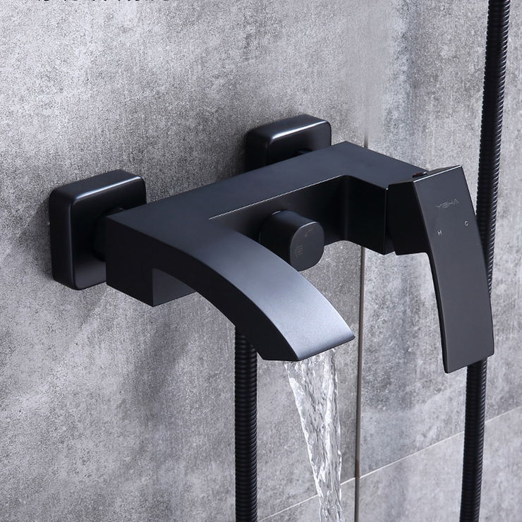 Ridge Ridge Wall Mount Waterfall Bathtub Faucet