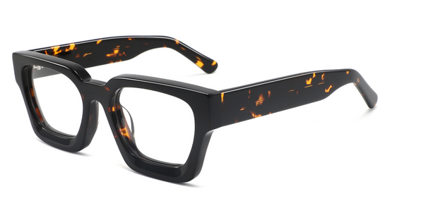 Tortoiseshell Plate Frame Anti-Blue Glasses