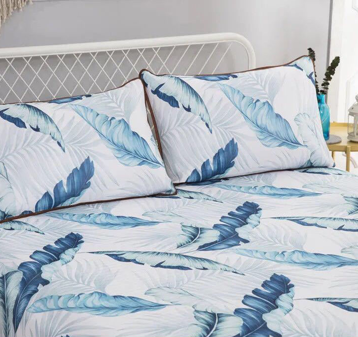 Feather Printed Duvet Cover Set