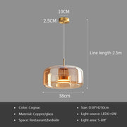 Param - Luxury Glass Pendant Light