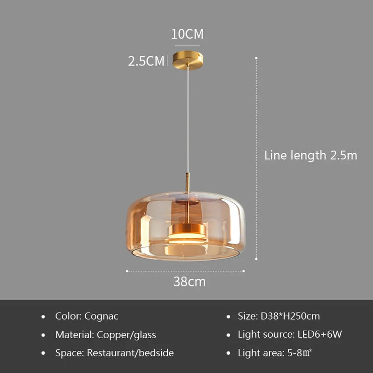 Param - Luxury Glass Pendant Light