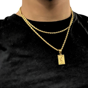 3mm Twisted Gold Rope Chain