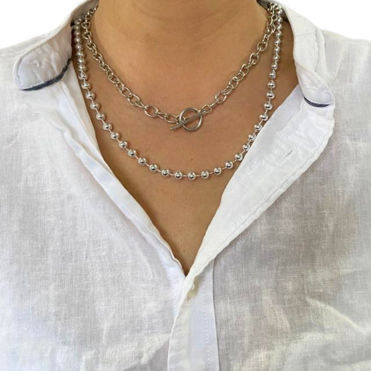 Silver Toggle Chain