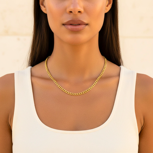 Classic Miami Cuban Link Chain - Premium 14K Gold Finish 5mm