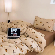 Animal Printed Cotton Bedding Set