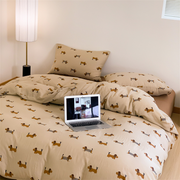 Animal Printed Cotton Bedding Set