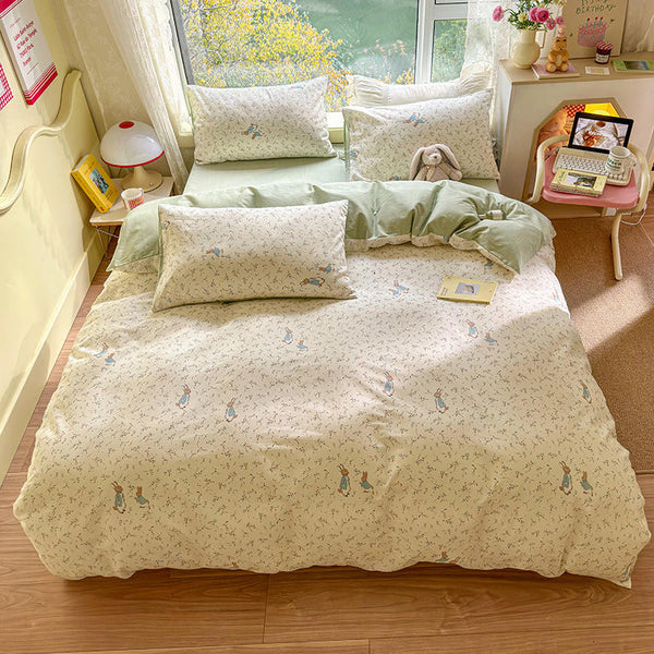 Bunny Florals Bedding Set