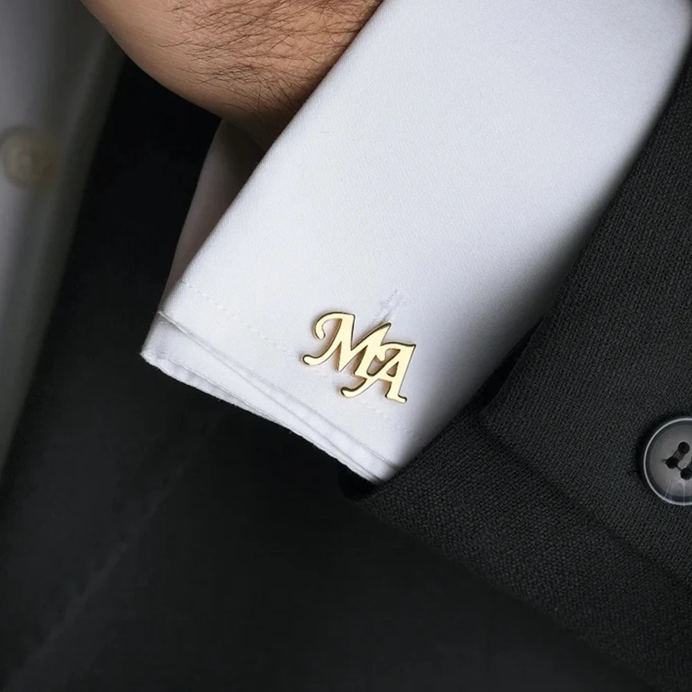 Custom Initial Cufflinks