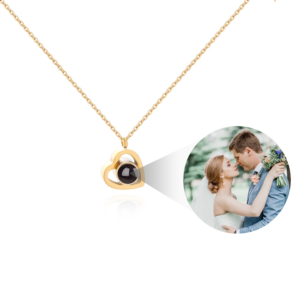 Personalized Photo Projection Necklace