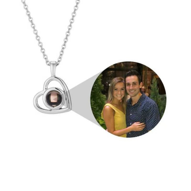 Personalized Photo Projection Necklace