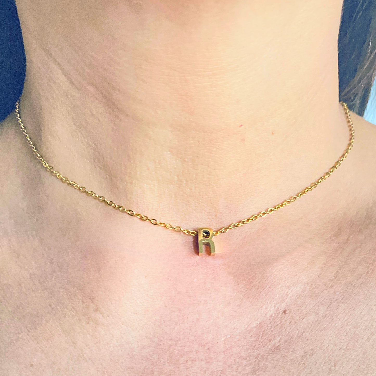 Tiny Initial Custom Letter Necklace