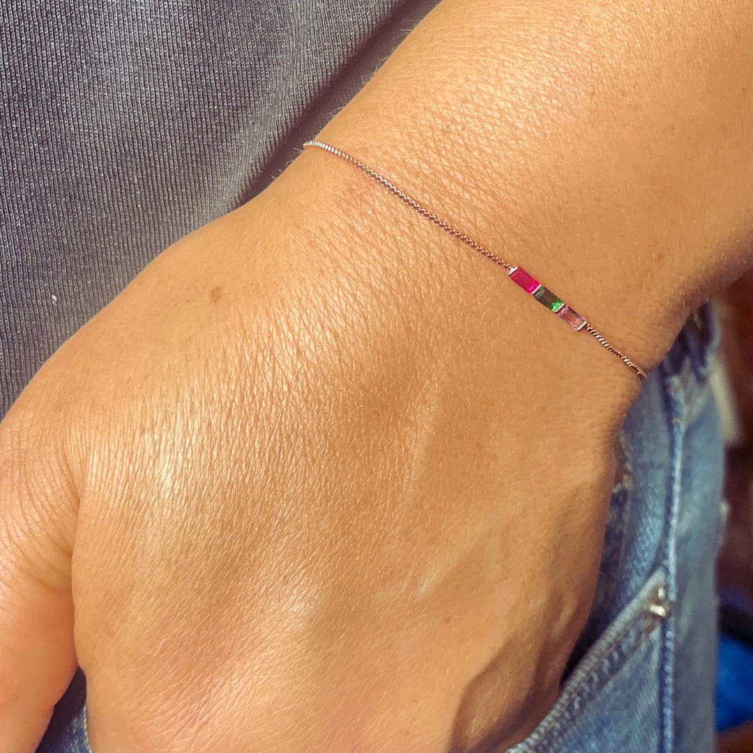 Crystal Birthstone Bracelet