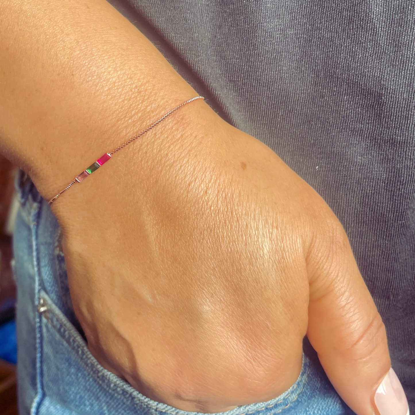 Single Birthstone Bracelet