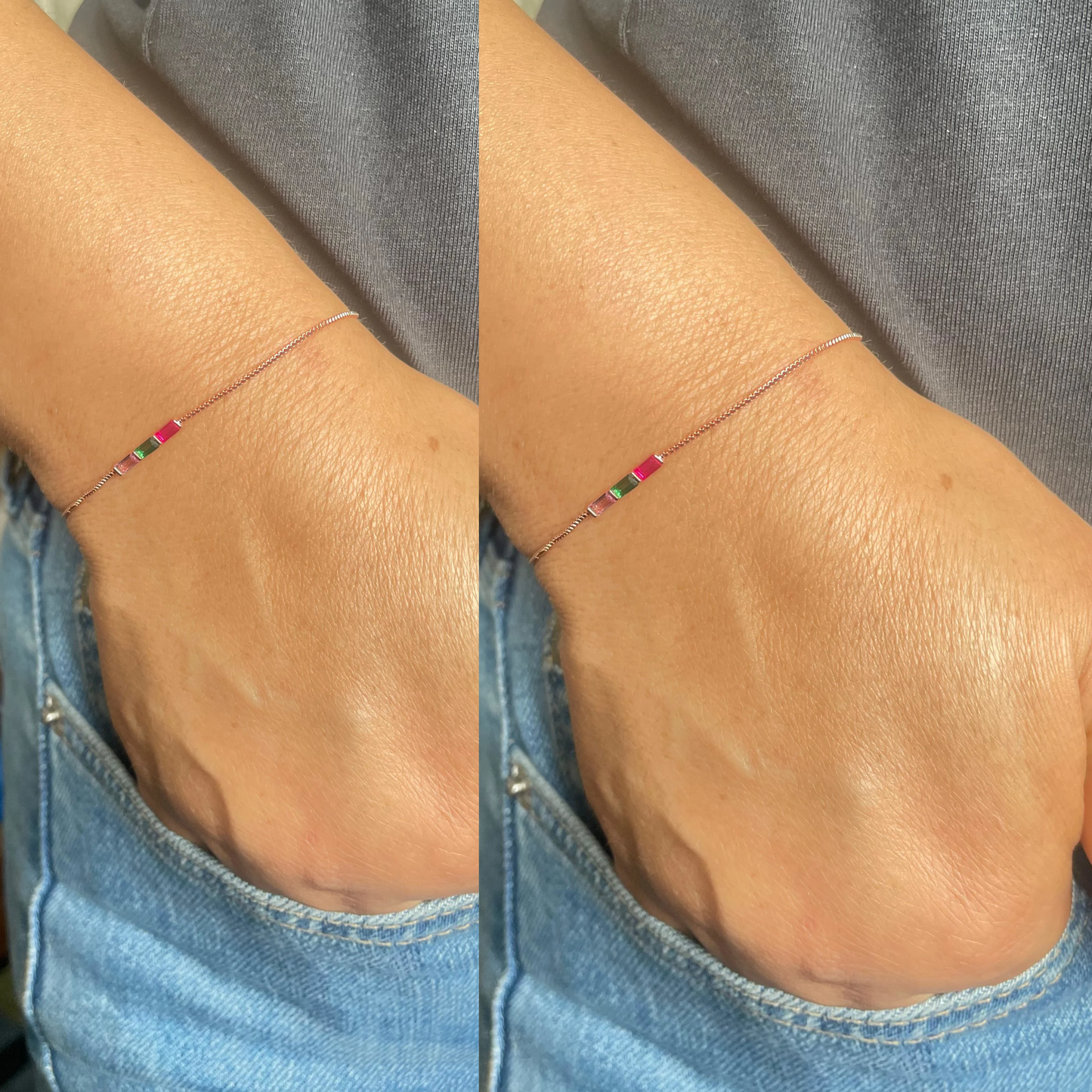 Simple Birthstone Bracelet