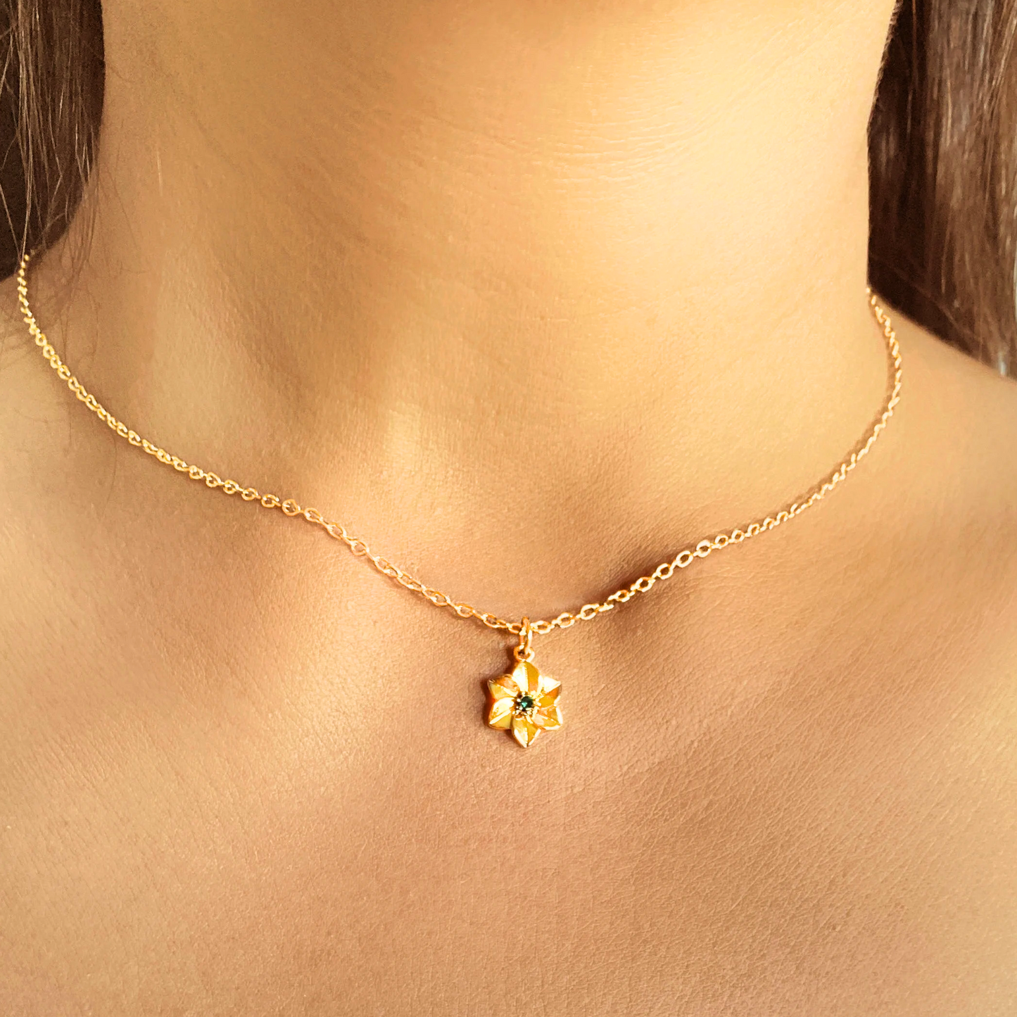 Custom Birth flower Necklace