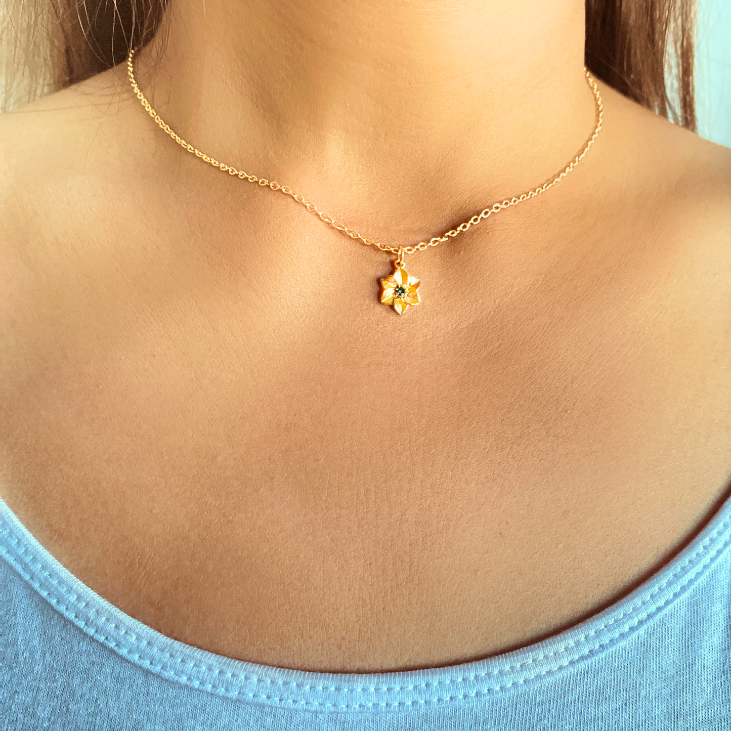 Custom Birth flower Necklace