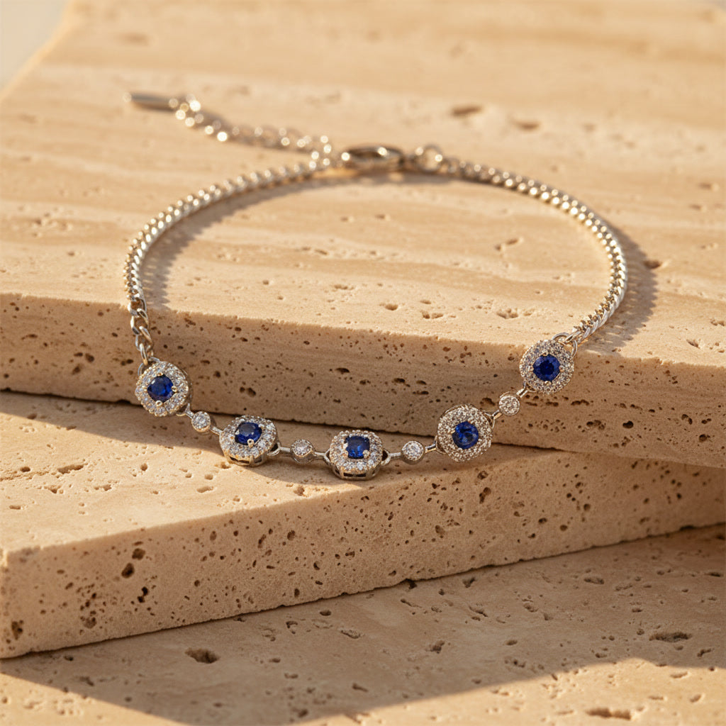 Dainty Emerald Tennis Bracelet
