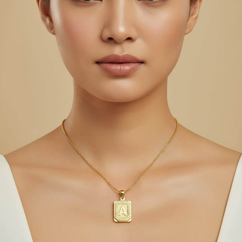 Classic Initial Pendant Necklace
