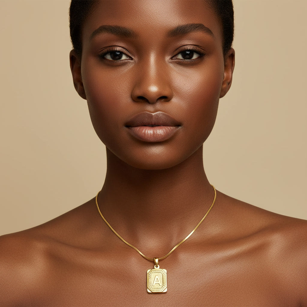 Classic Initial Pendant Necklace