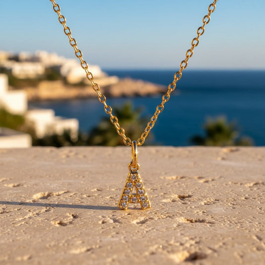 Iced Initial Necklace