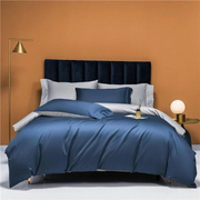 Prarie Orange Reversible Duvet Cover Set (Egyptian Cotton)