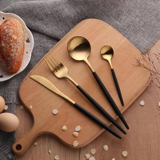 Modern Golden Flatware Sets