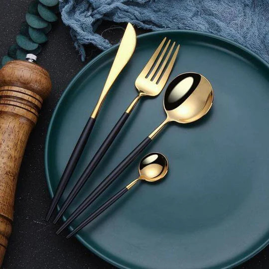 Modern Golden Flatware Sets