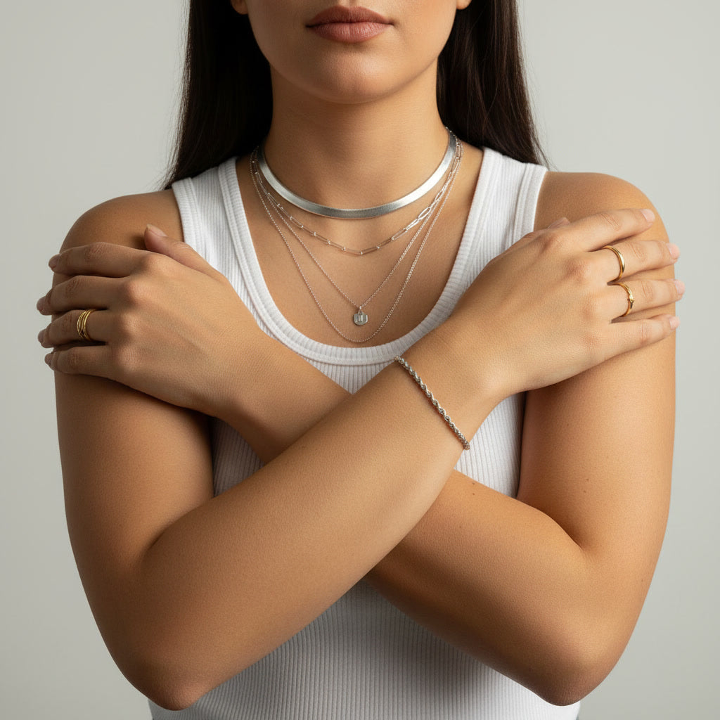 Wonder Twisted Rope Bracelet Gold & Silver