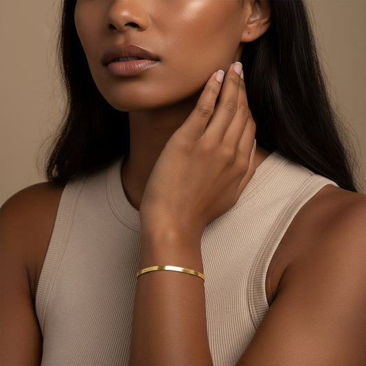 Sleek 3mm Herringbone Essentials Bracelet