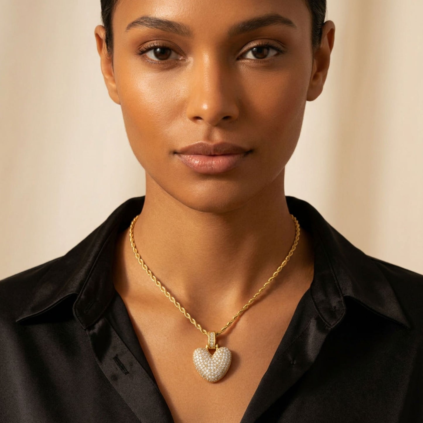 Personalized 3D Icy Bubble Letter Necklace – Tarnish Free Custom Initial Chain