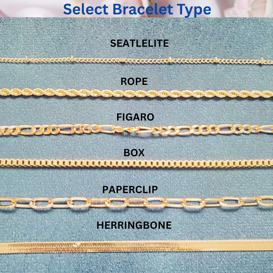 Dainty 3mm Figaro Chain Bracelet & Layering Stack