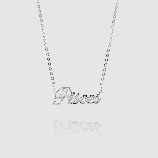 Personalized Zodiac Name Necklace