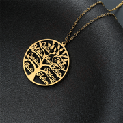 Personalized Family Tree Pendant