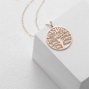 Personalized Family Tree Pendant