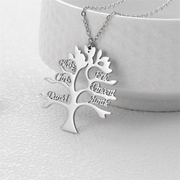 Customized Happiness Tree Pendant Necklace