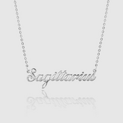 Personalized Zodiac Name Necklace