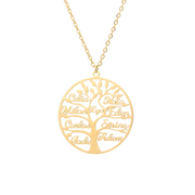 Personalized Family Tree Pendant