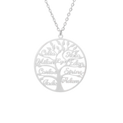 Personalized Family Tree Pendant