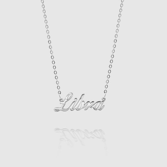 Personalized Zodiac Name Necklace