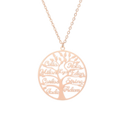 Personalized Family Tree Pendant