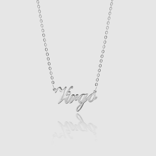 Personalized Zodiac Name Necklace