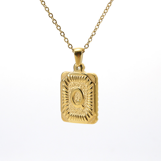 Classic Initial Pendant Necklace