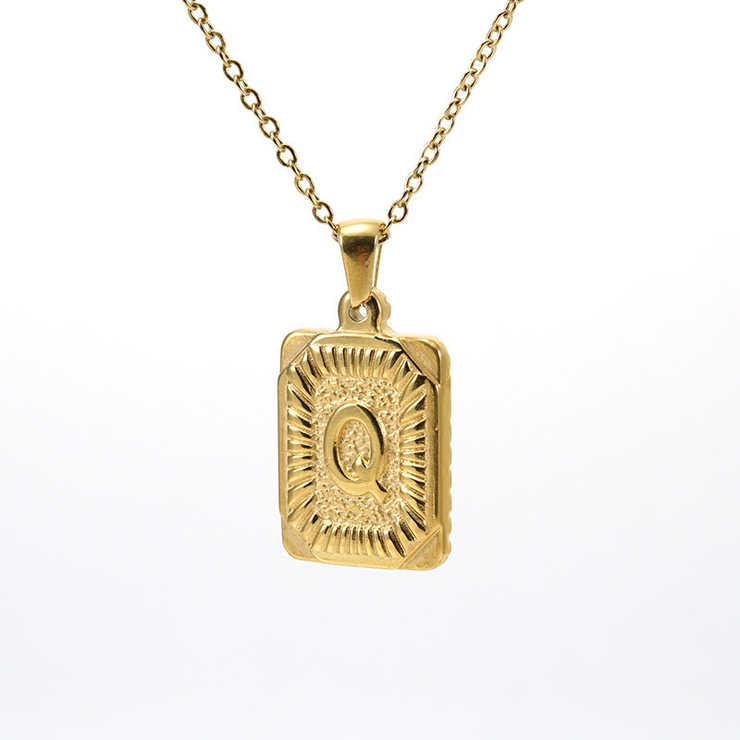 Classic Initial Pendant Necklace